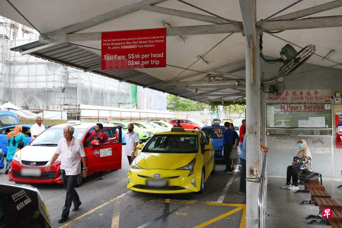 跨境德士平日需求慢热新年临近乘客料增 | 联合早报