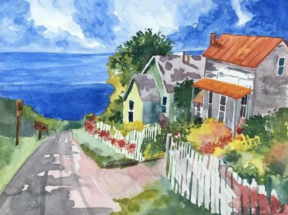 马艾妮的画作。(受访者提供）