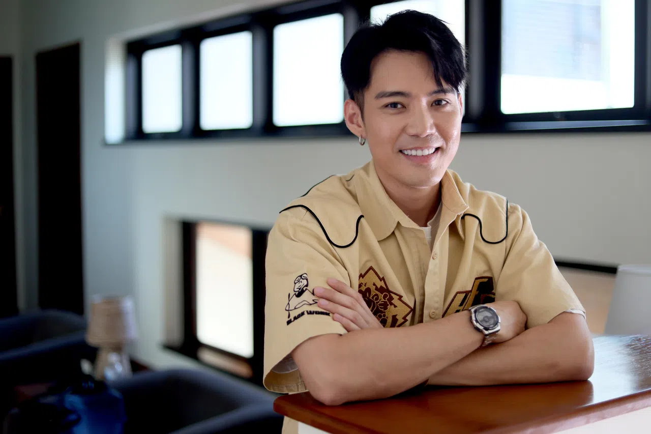 黄振隆诠释黑化的音乐人角色。（龙国雄摄）