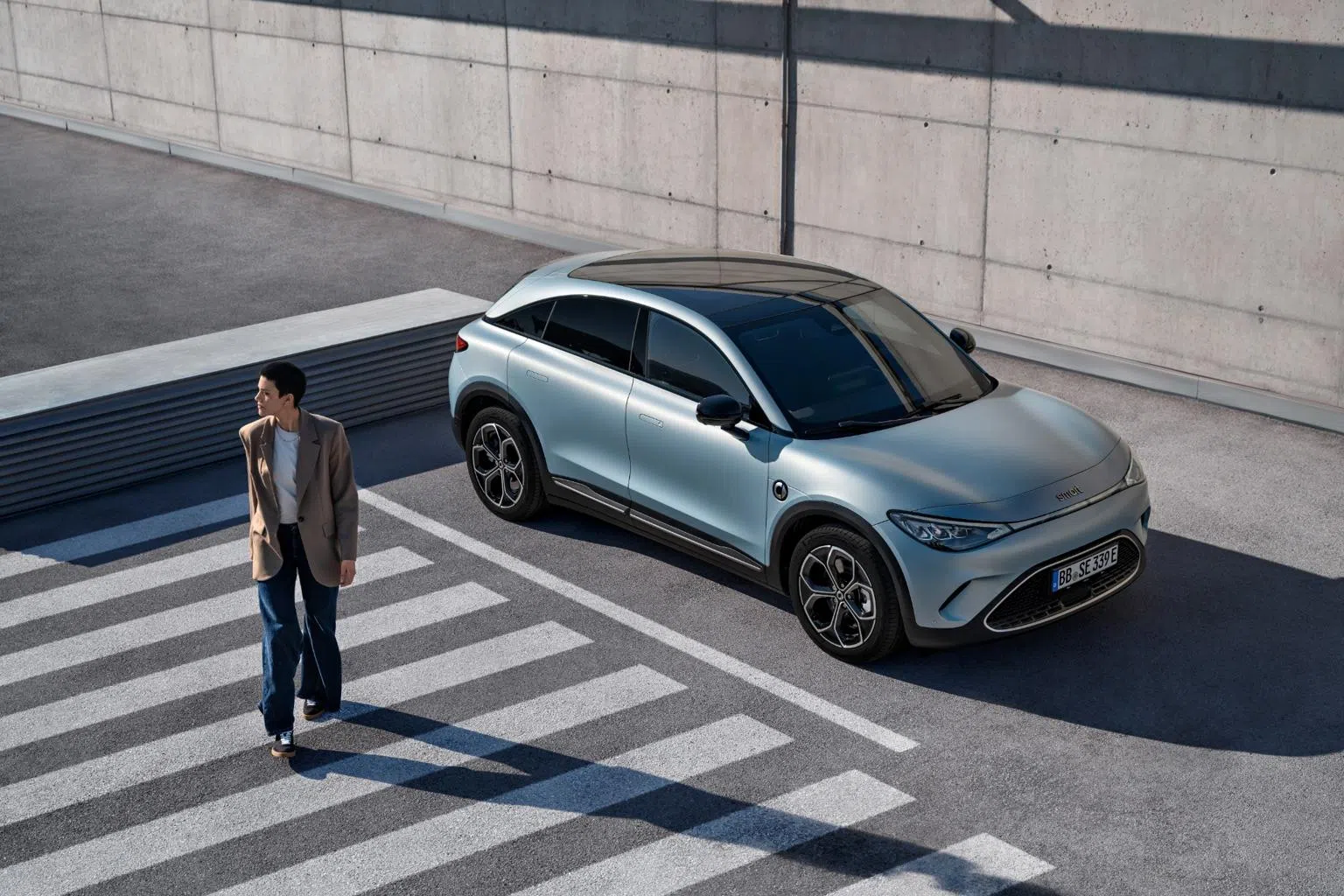 高性能的精灵#3的Brabus车型从静止加速到每小时100公里只需3.7秒，专为追求高效的刺激爱好者打造。（图/Smart提供）