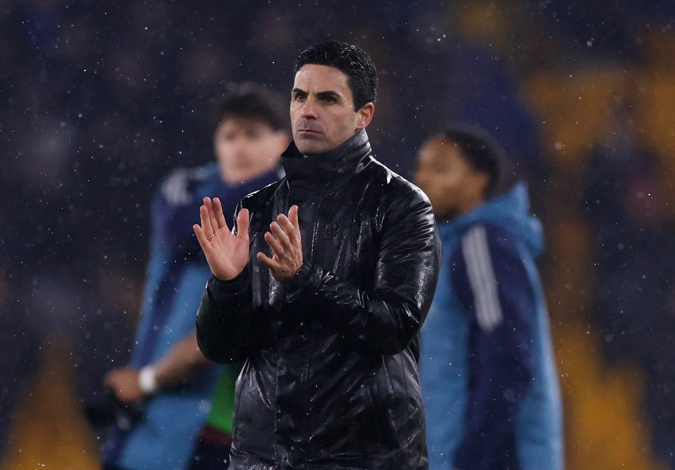 比赛该胜不胜，炮兵主帅赛后神色凝重。（路透社）