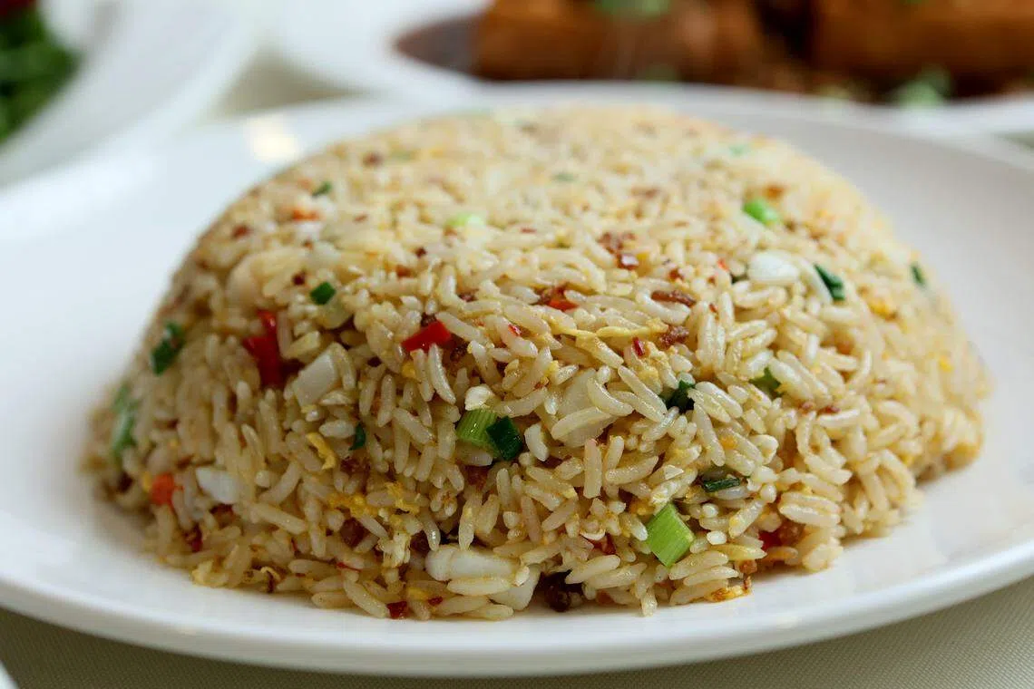 咸香XO酱炒饭。（龙国雄摄）