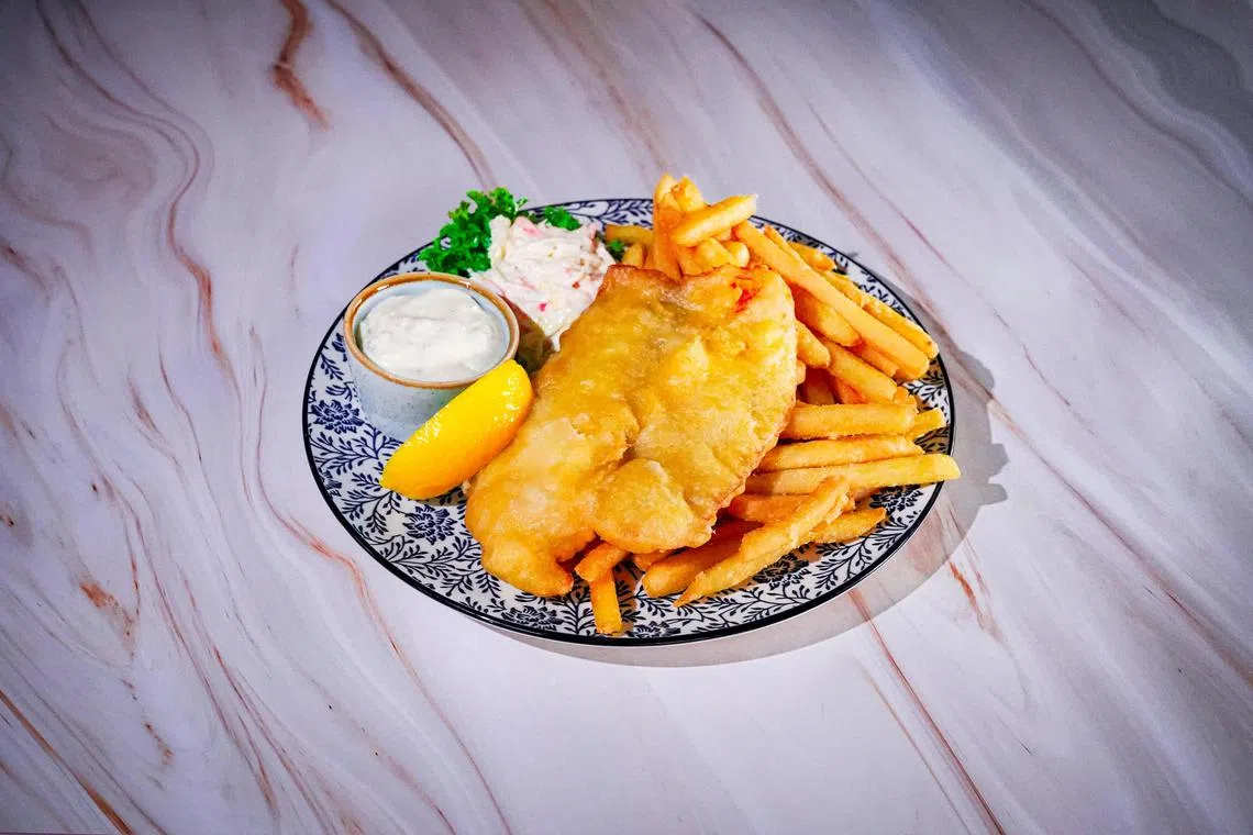 Harry’s的人气炸鱼薯条。（餐馆提供）