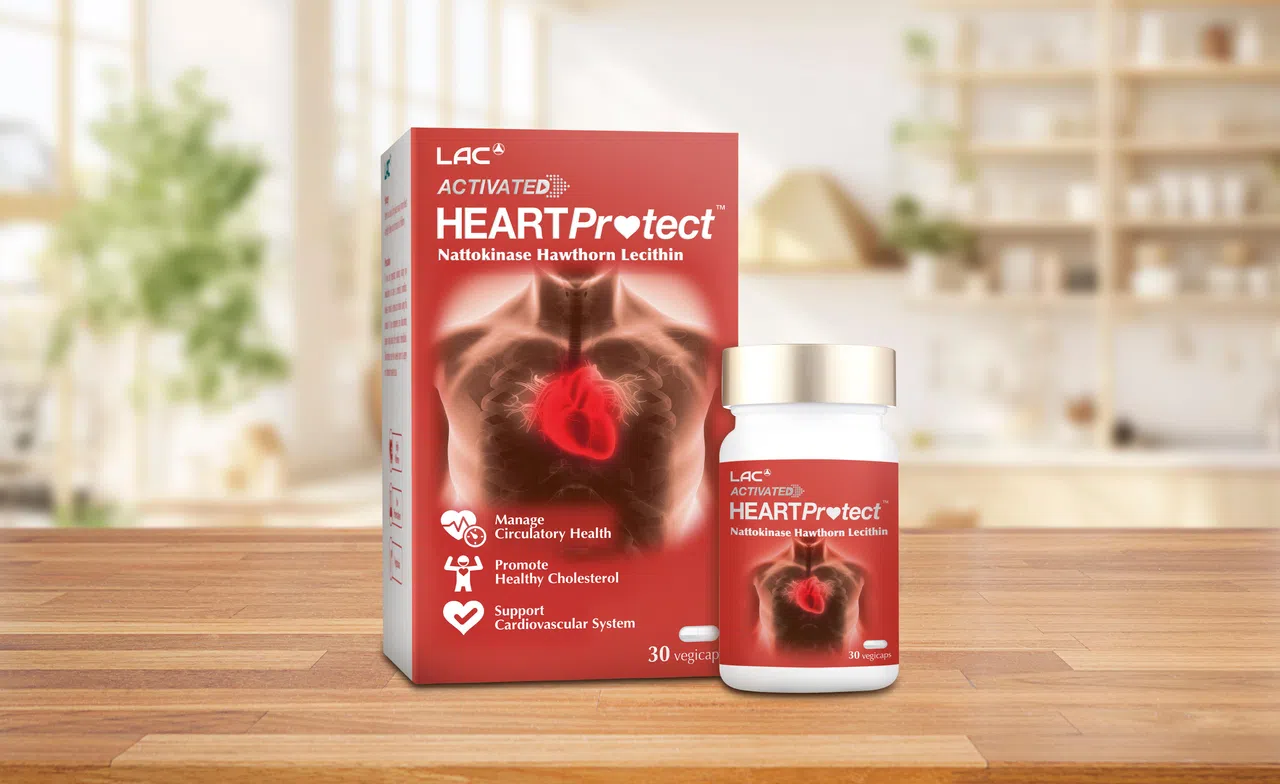 LAC Activated Heart Protect具有抗凝血特性的强效酶，能保护心脏。（品牌提供）