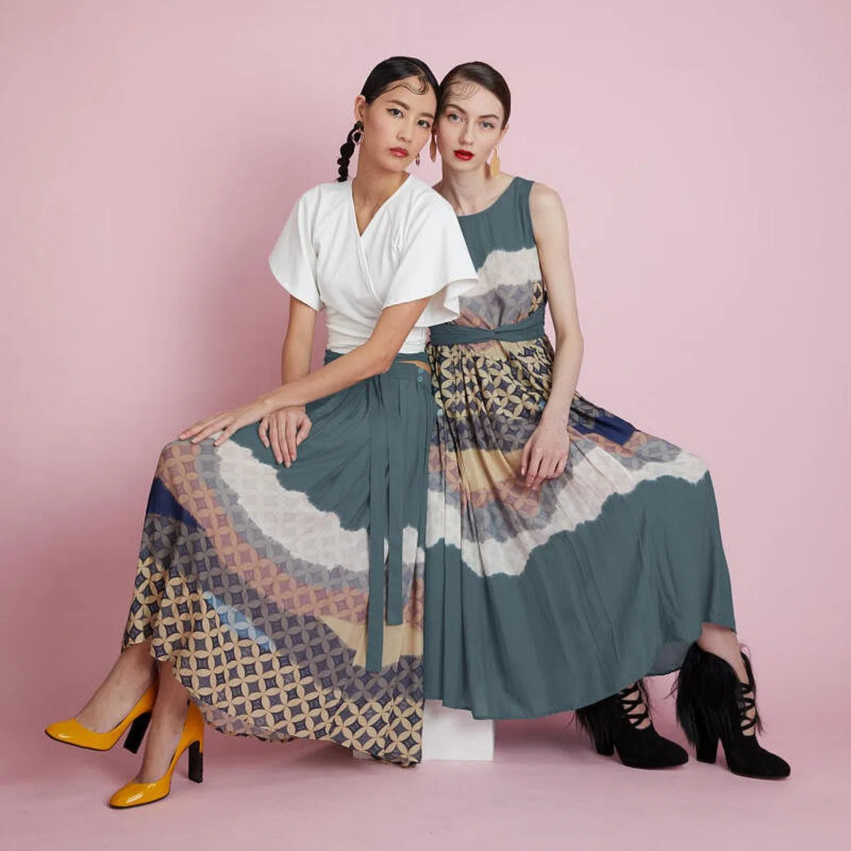 Reckless Ericka设计师陈思涵以祖父在印尼的海边乡村记忆为最新系列“TheHelicon”的设计灵感。(品牌提供照片) 