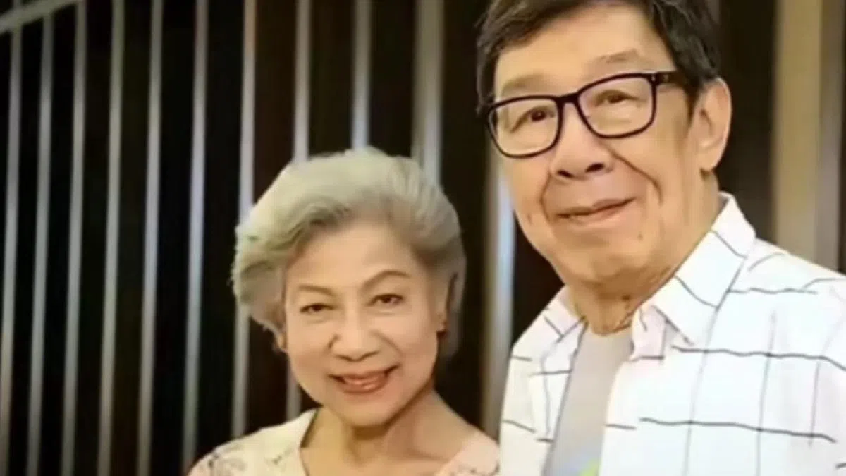 网传胡枫（右）已向罗兰求婚，但他之前撇清传闻说是场“美丽的误会”。（互联网）