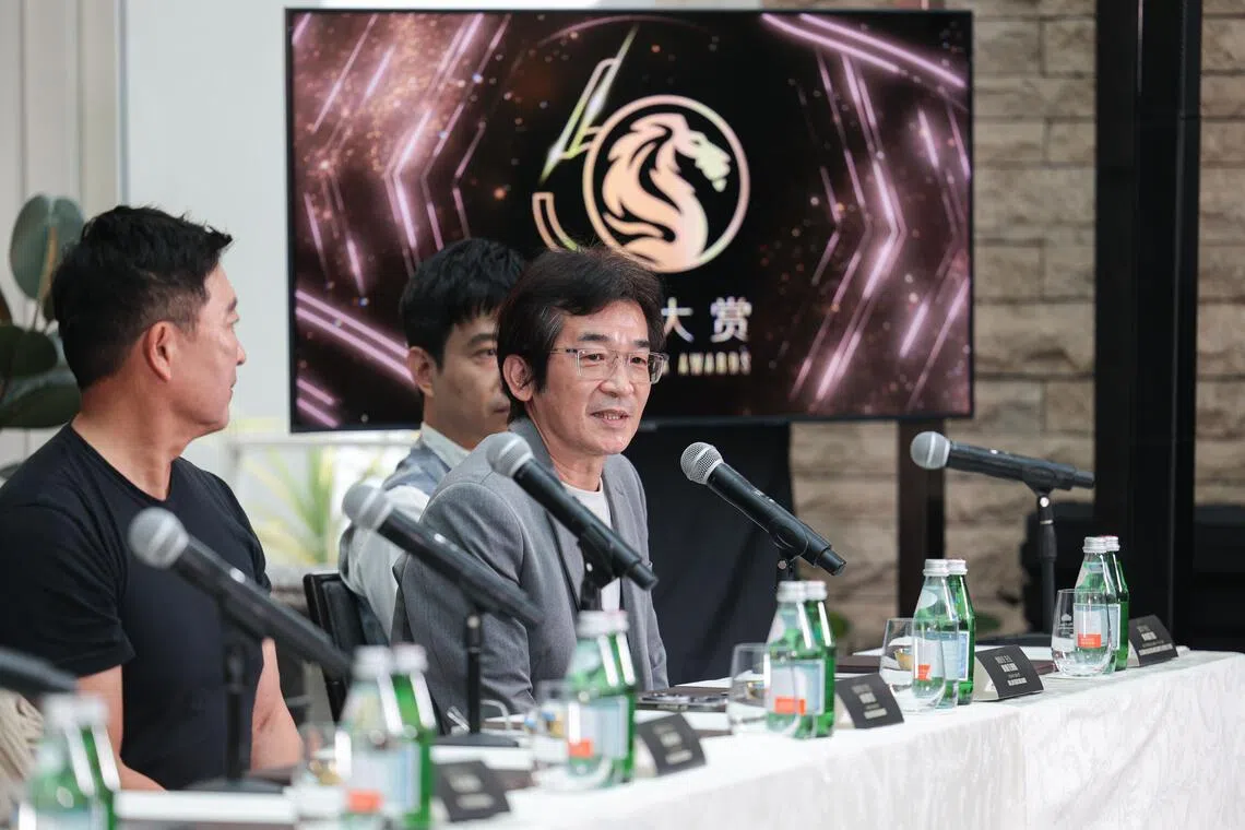 魏德圣感谢评审主席甄子丹让所有评审成员能自由发表想法。（李冠卫摄）