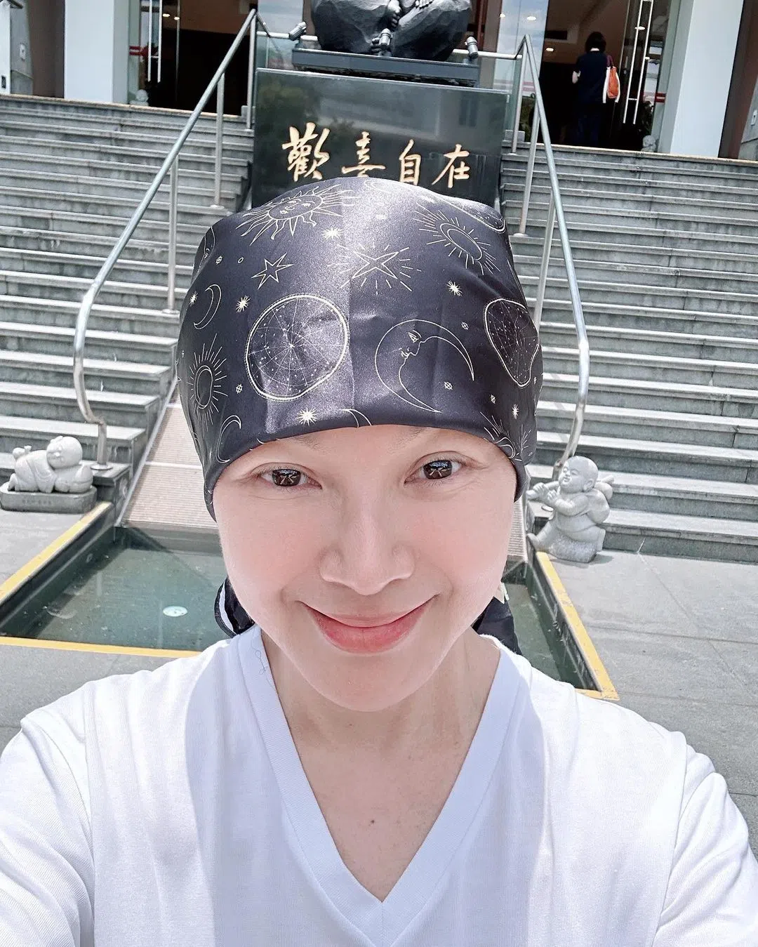 刘心玲有宗教寄托和公众的热心帮助，发愿若复原将好好回馈大家的善意。（取自刘心玲IG）