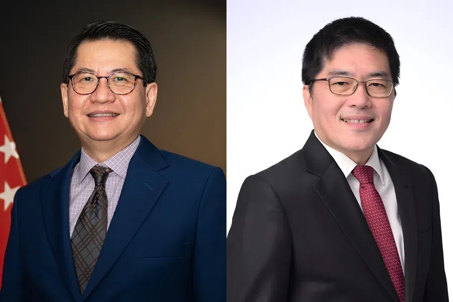 左图：现任永续发展与环境部常秘罗家良则将卸下现有职务，出任人力部常秘。右图：国家发展部（发展）常任秘书王賜吉则将卸下国家发展部职务，出任永续部常秘，他现有的国防部（防务发展）常秘职务保持不变。（公共服务署提供）