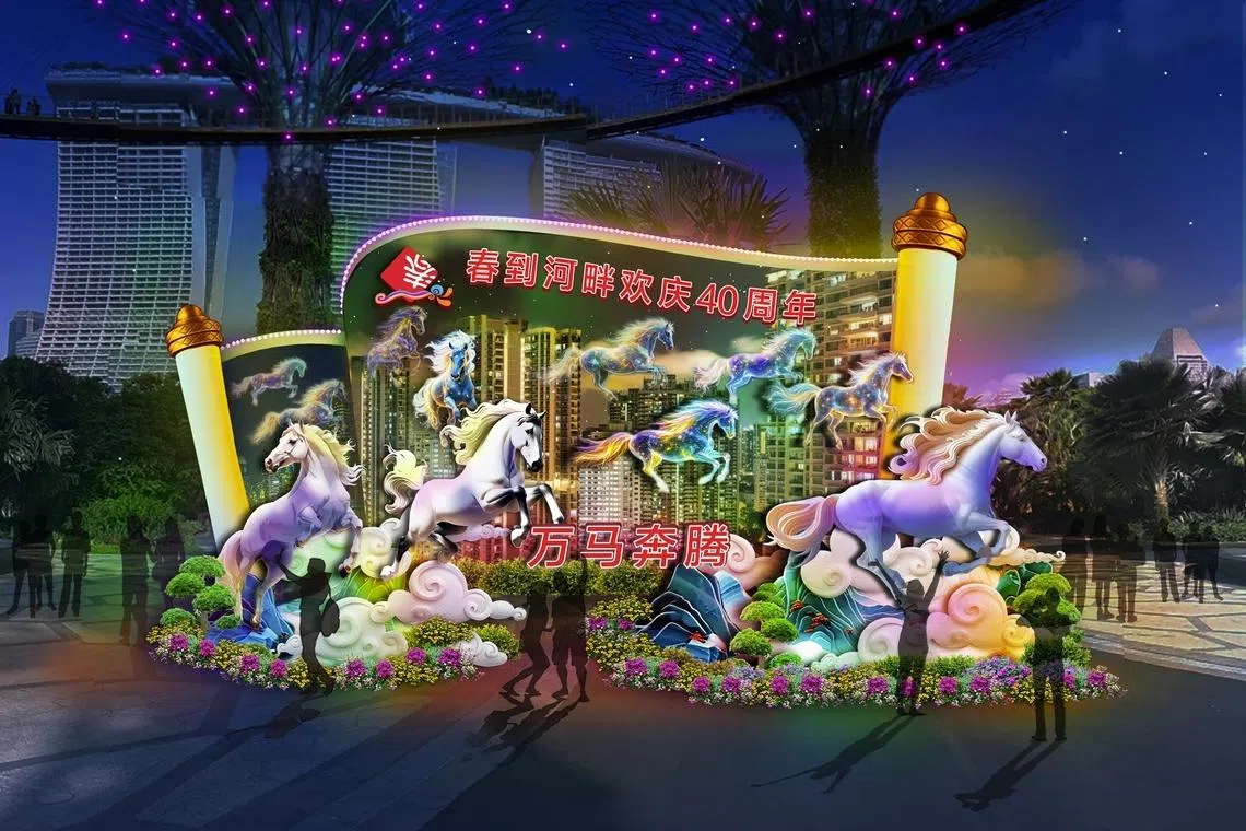 “春到河畔”今年进入第40个年头，去年共吸引103万访客人次，今年有望更多。（主办方提供）