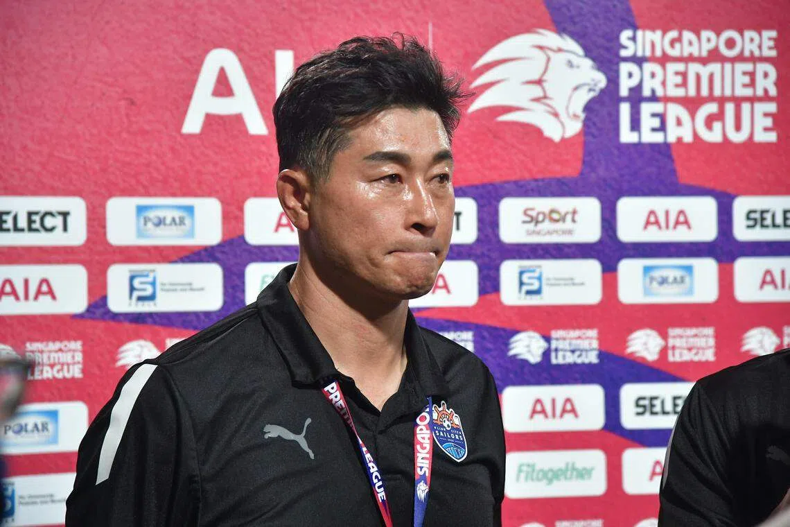 金度勋曾执教狮城水手，对我国球员并不陌生。（档案照片）