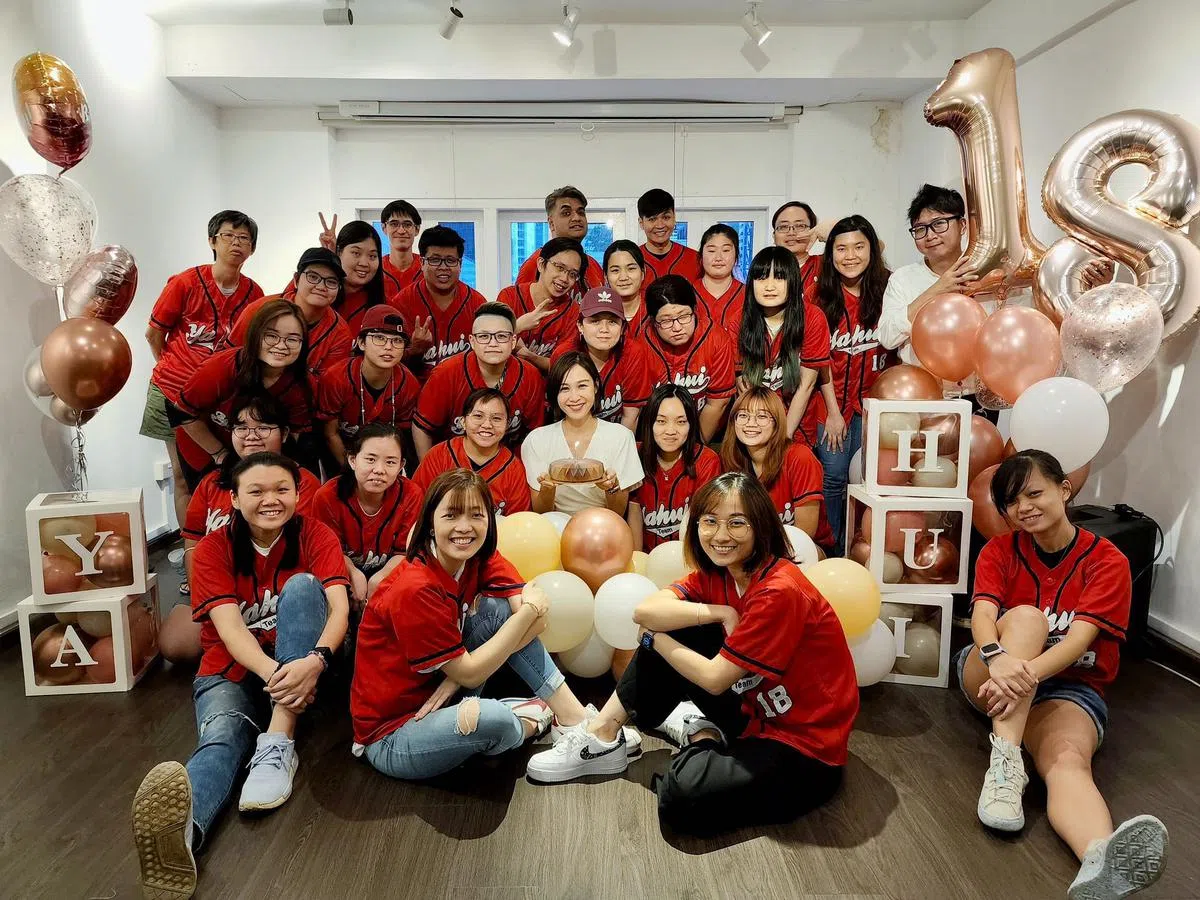 雅慧不时与粉丝们聚会。（受访者提供）