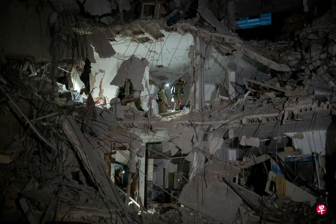 消息：以色列国防部大楼被伊朗导弹击中| 联合早报