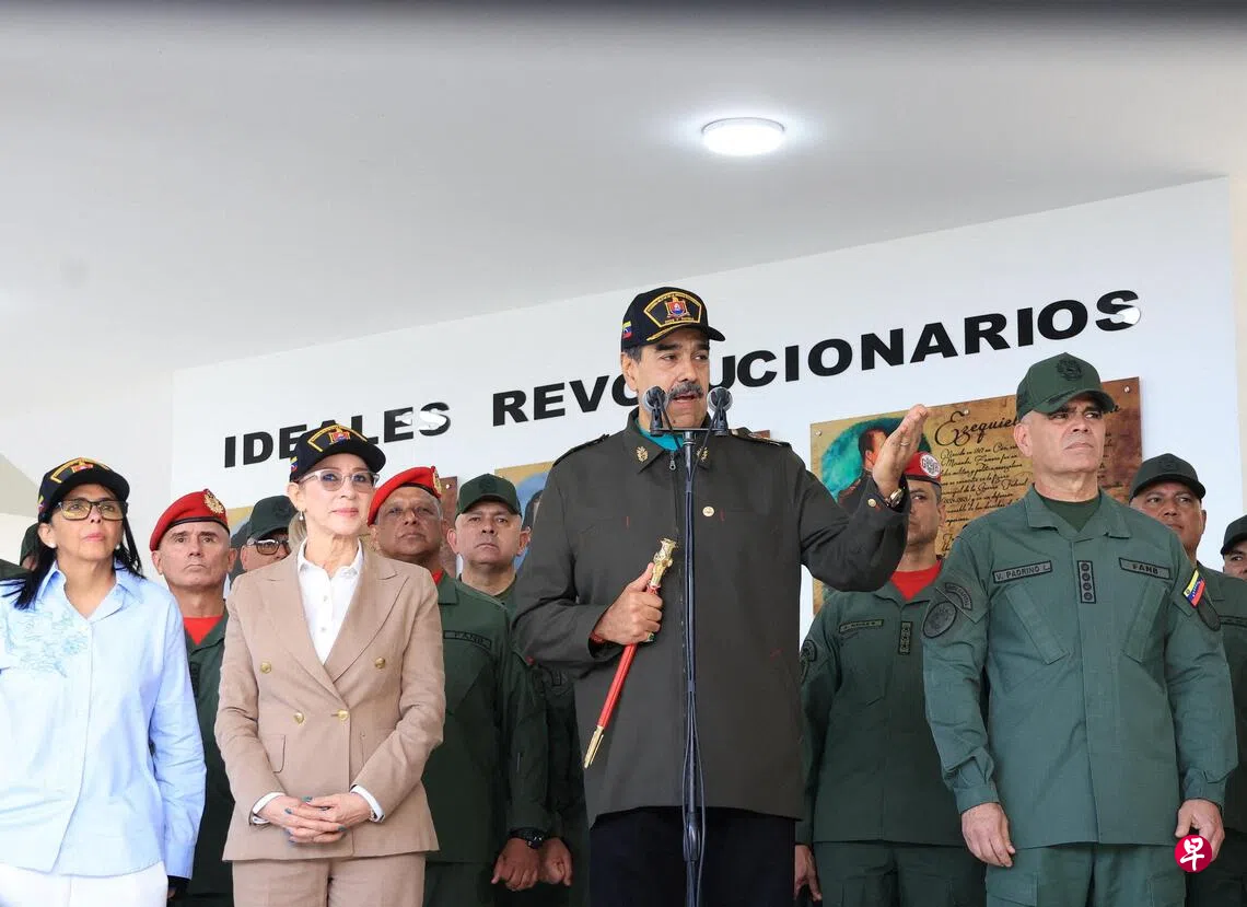 马杜罗：美国威胁委内瑞拉人民是犯罪行为| 联合早报