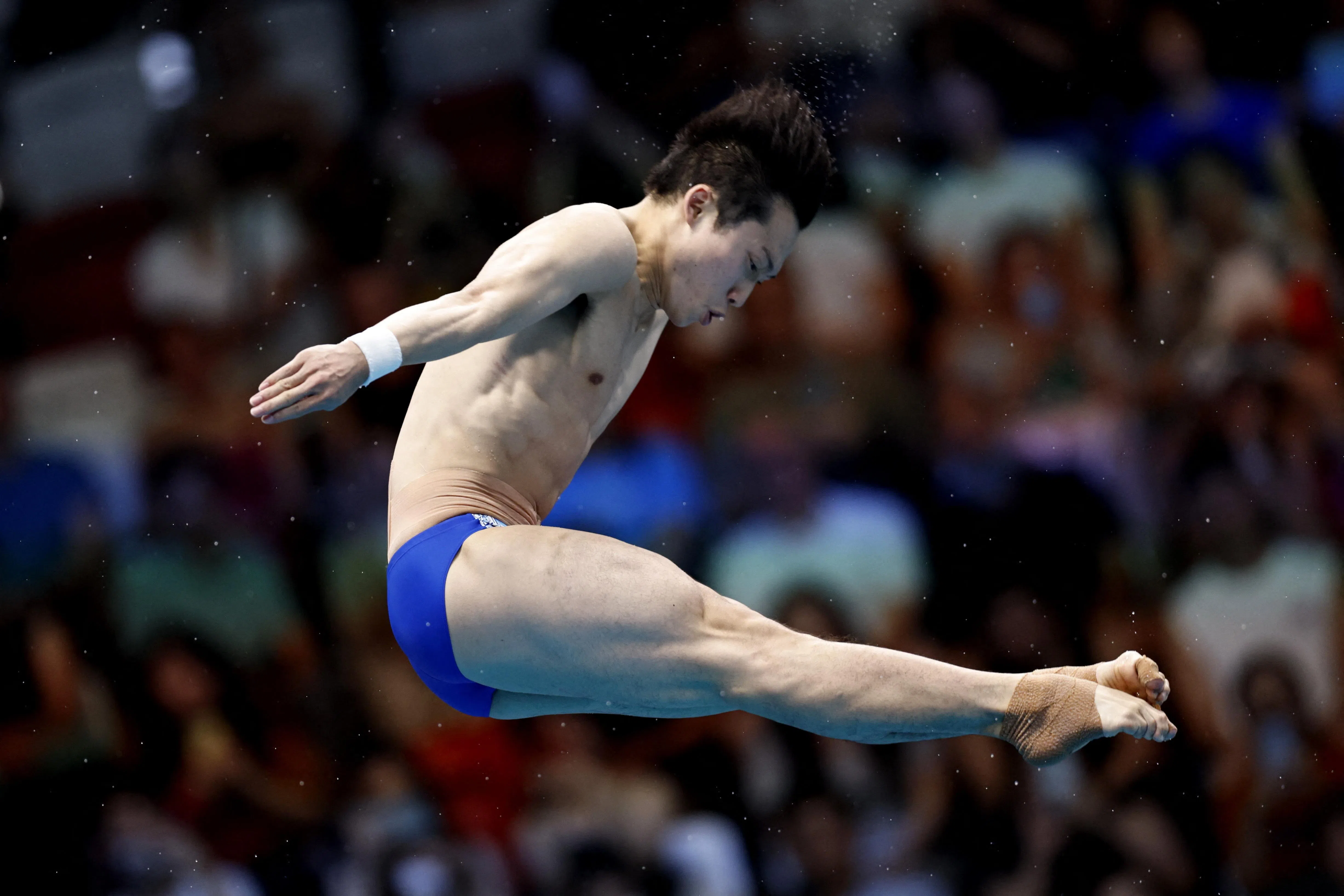 中国选手王宗源认为，竞争对手的崛起会让自己变得更好。（路透社）