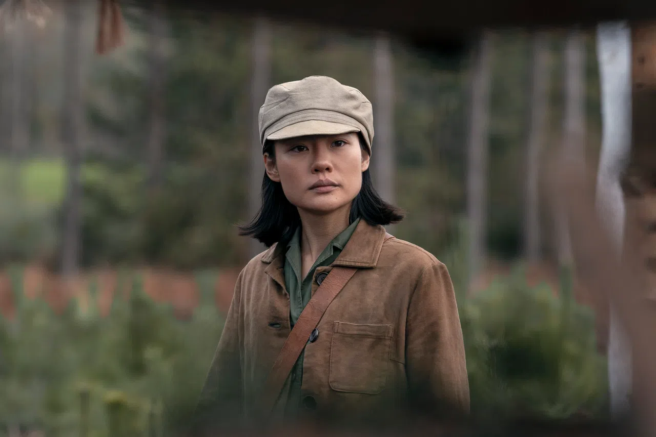 曾靖所饰演的叶文洁是个物理学家。（Netflix提供）