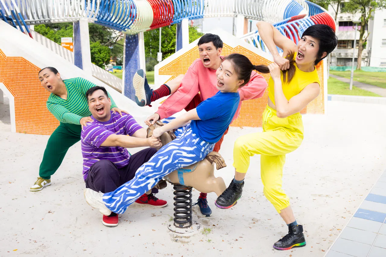 互动式音乐剧场《小孩越胖越难拐》是How Drama的经典作品，曾在国内外多次上演。（Jon Cancio摄／How Drama提供）