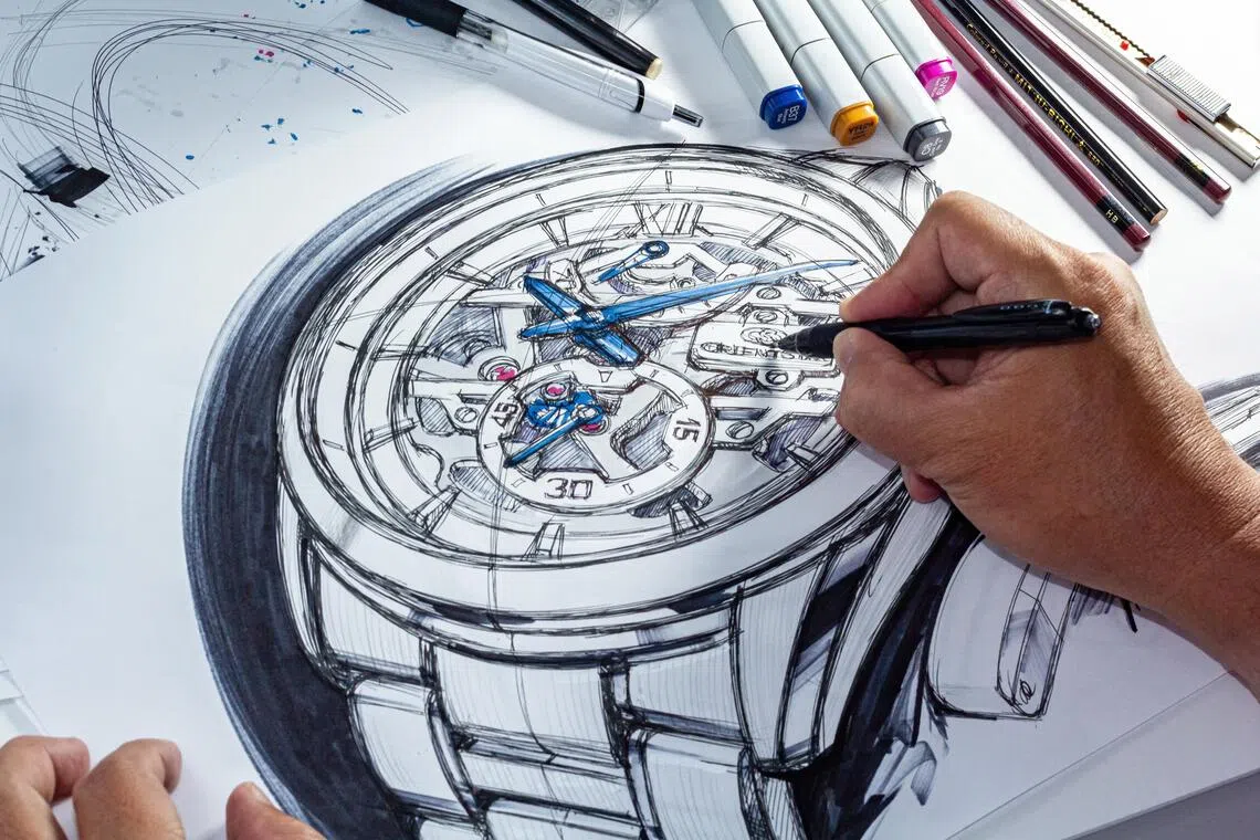 75年来，东方星始终坚持完全自制机芯体系，从零件切削、桥板打磨到机芯装配，皆由工匠亲手完成。（东方星提供）