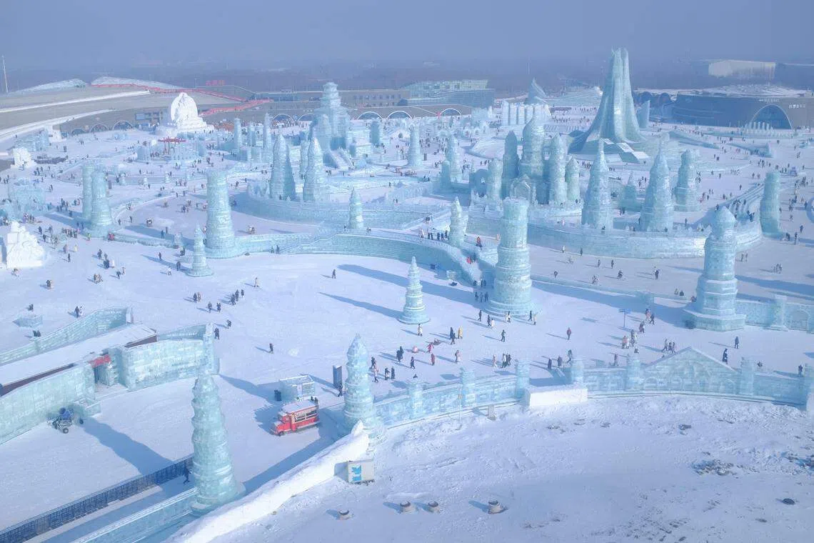 哈尔滨著名景点冰雪大世界去年12月中旬曾爆发退票风波，主办方的处理方式化危为机，在网上获得广泛赞许。（林煇智摄）