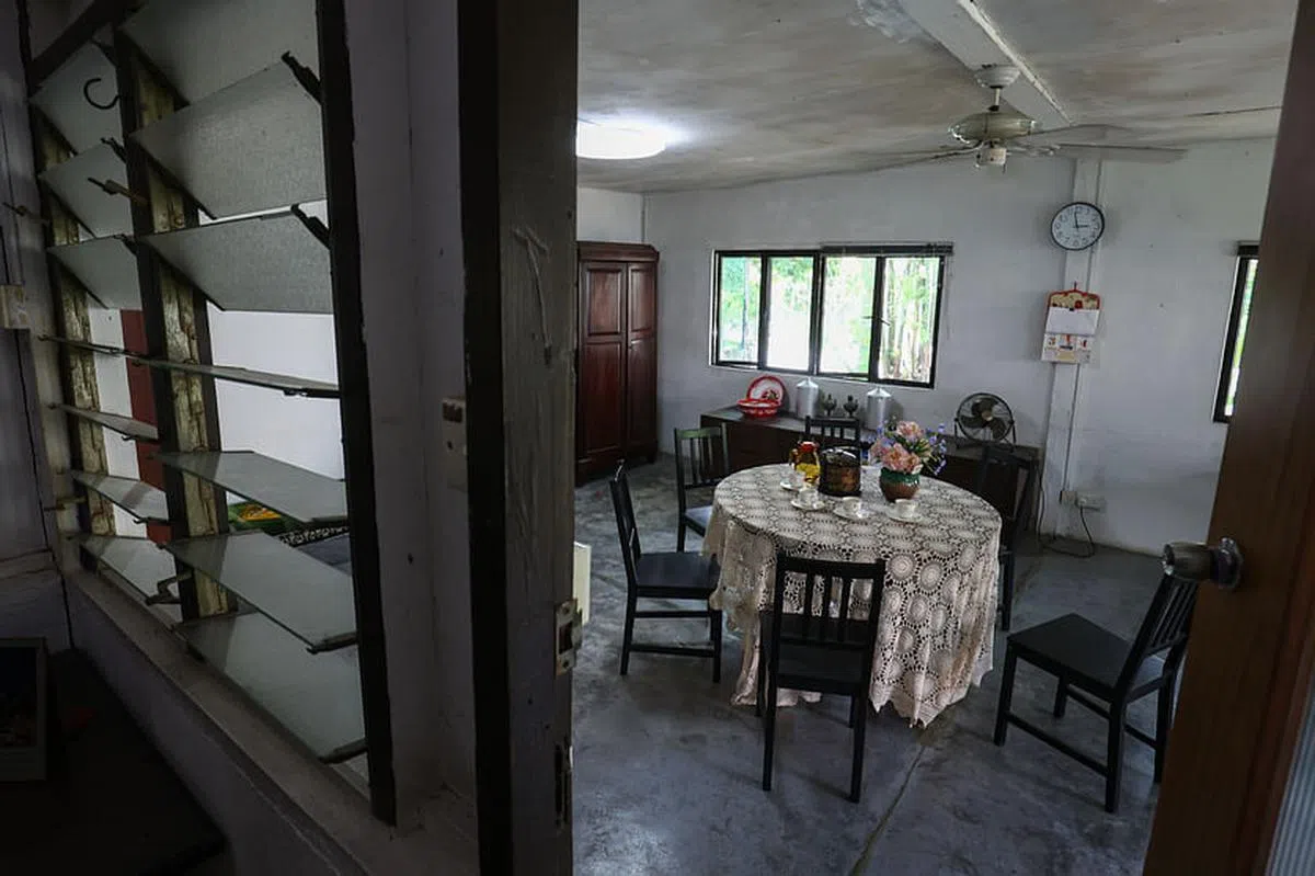 充满旧年代情怀的饭厅。