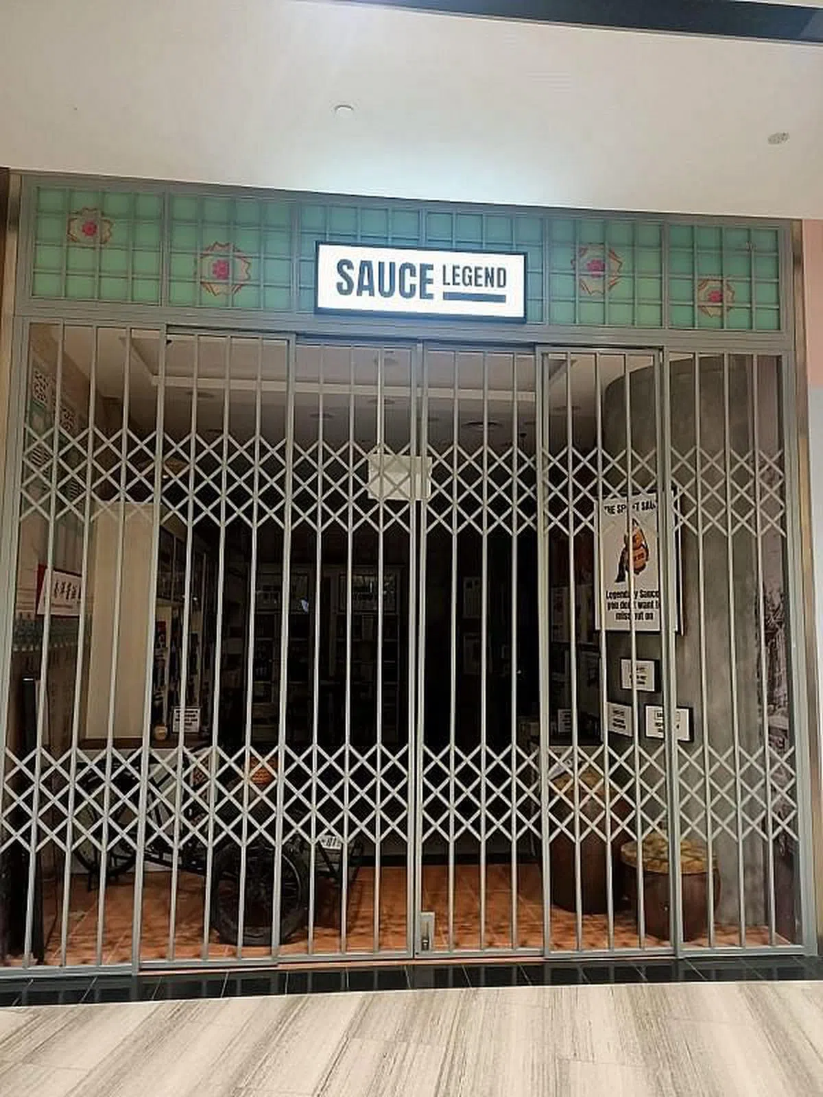 酱料店星期六下午5时左右提早打烊。（受访者提供）