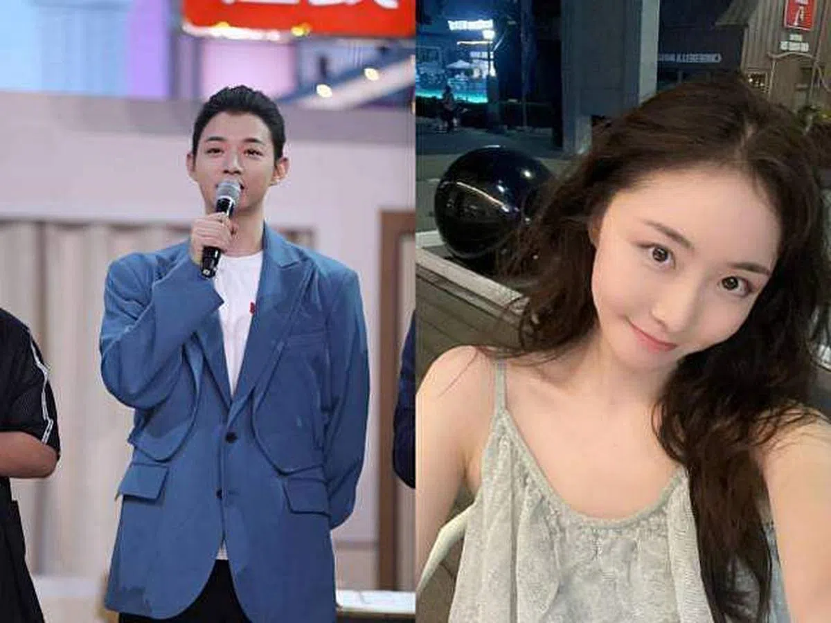 霍尊（左）被女友陈露爆料。（互联网）