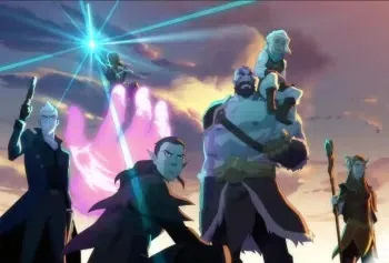 《机械之声的传奇》第三季中，机械之声与五色龙议会展开最终决战。（互联网）