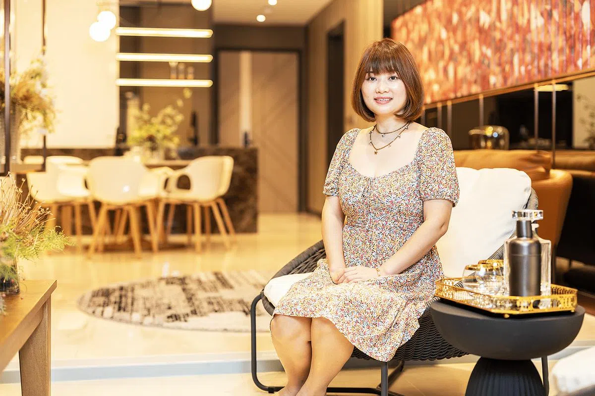 孙淑媛：PERFECT TEN就在新加坡女子学校一公里范围内，住在这里将来给女儿报读小学较有优势。（图/PERFECT TEN提供）