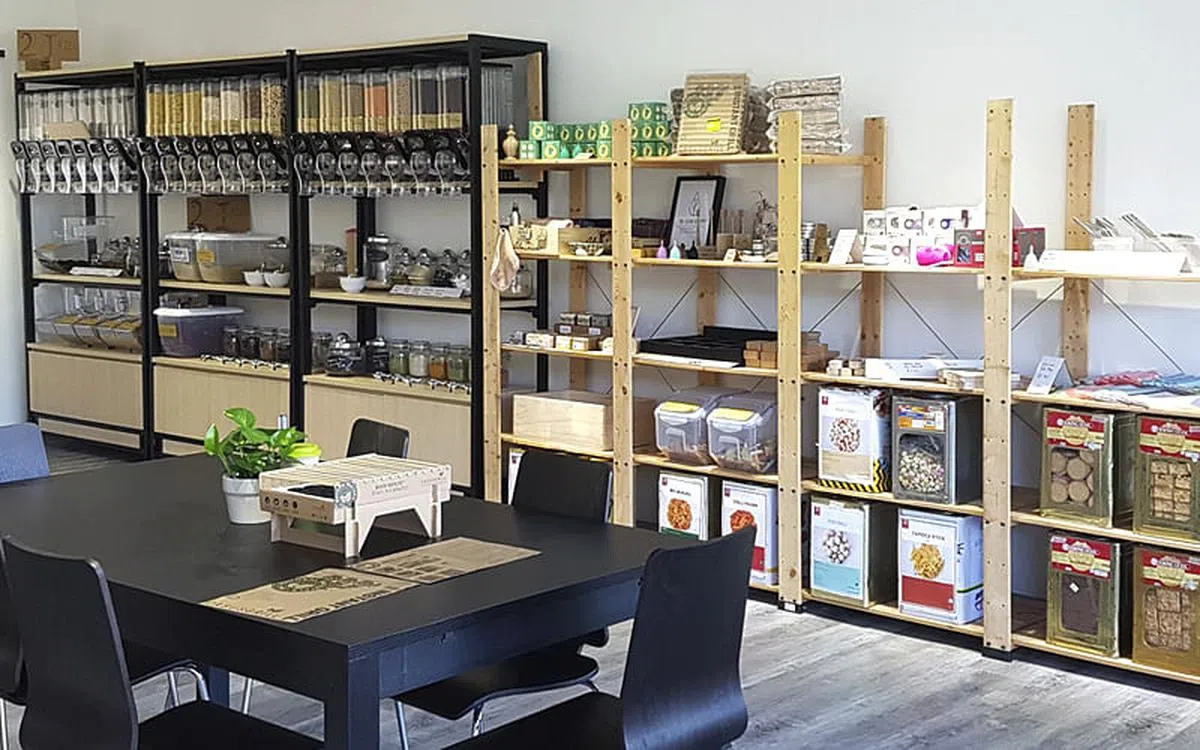 到“零浪费”杂货店体验绿色购物。（图／UnPackt 提供）