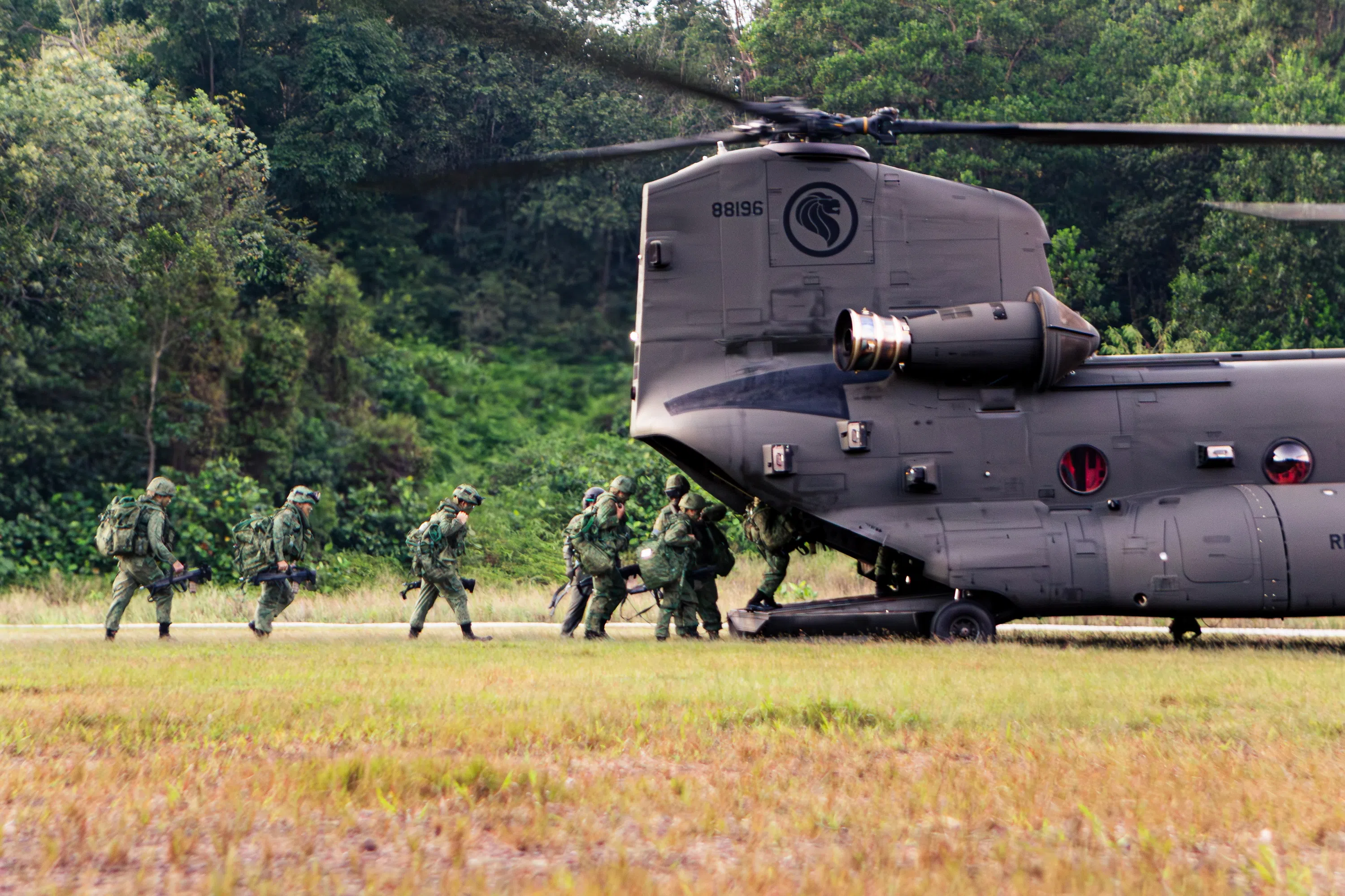 扩大后的德光岛还可供连级（company-level）单位进行直升机机降训练（heliborne training）等。（国防部提供）