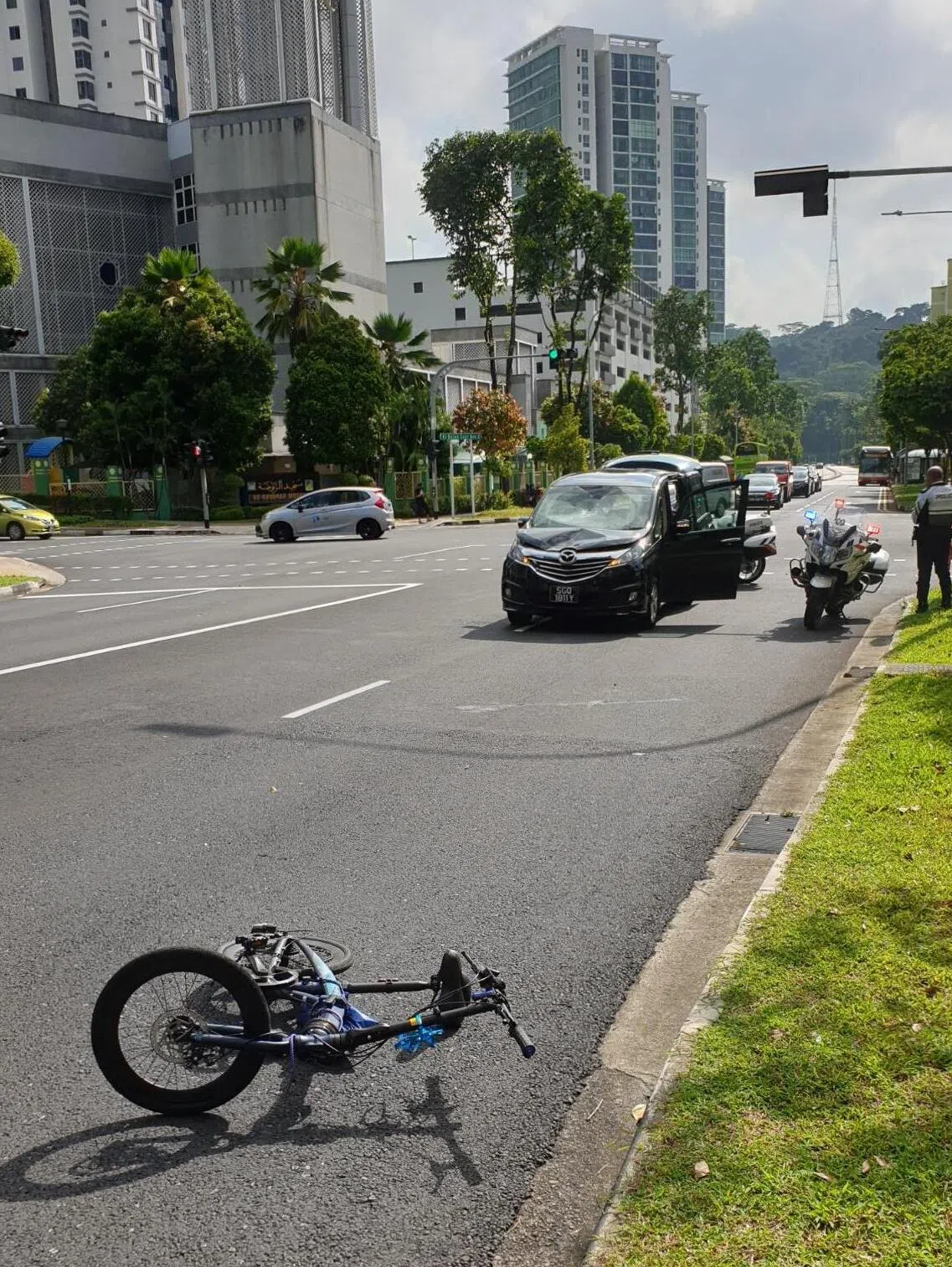 这起致命车祸发生在武吉巴督东2道与武吉巴督东5道交界处。（取自法庭文件）