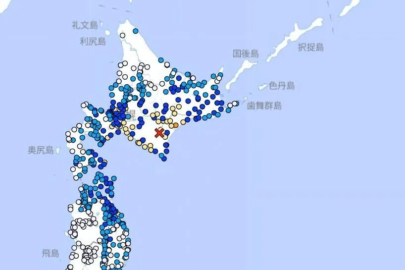 据日本气象厅消息，日本北海道十胜地区南部4月27日发生6.1级地震，本次地震无海啸风险。