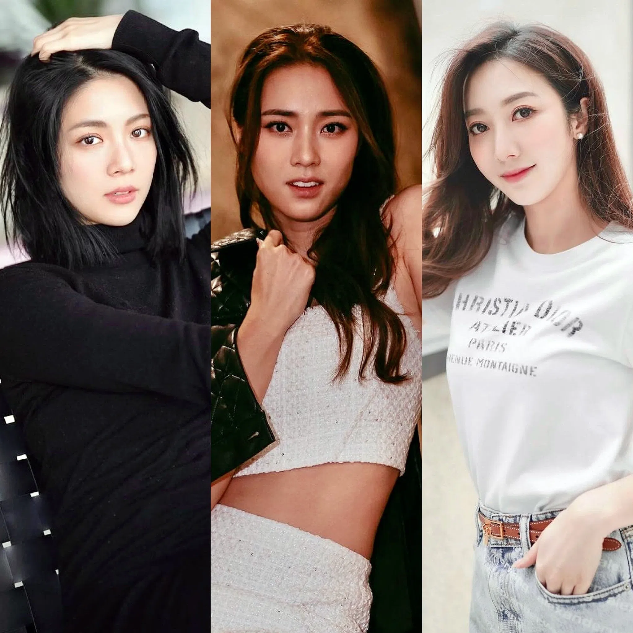 无线近年积极力捧新人，包括参选港姐出道的何依婷（右起）、刘颖镟和陈晓华。（取自艺人IG）