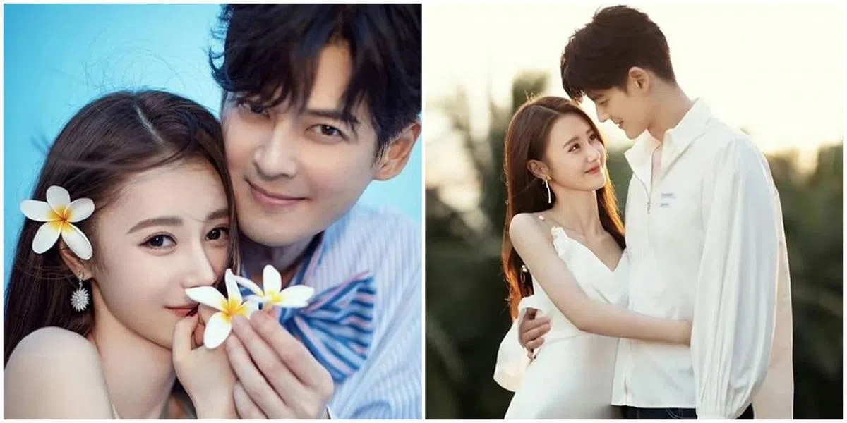 郭品超和马泽涵为杂志拍的照片竟被网民搞乌龙，误以为是婚纱照。（图/互联网）