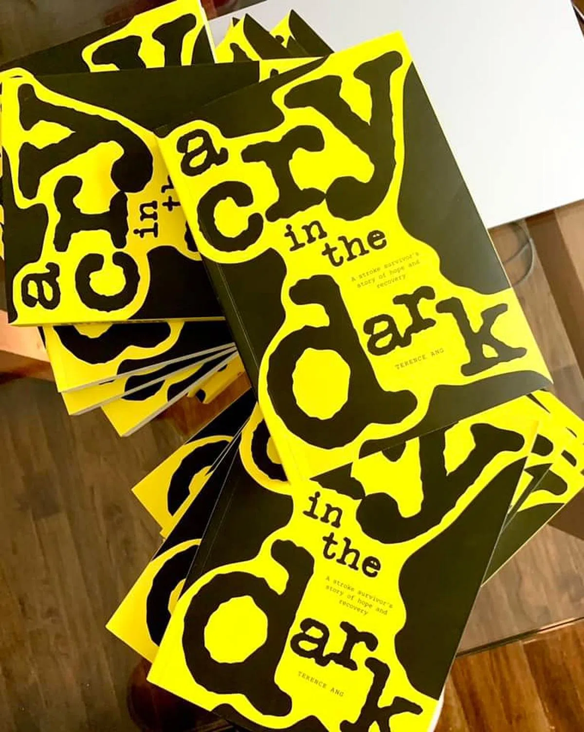 汪文宝通过该书记录下他中风的心路历程（图/GratefulSteps面簿）