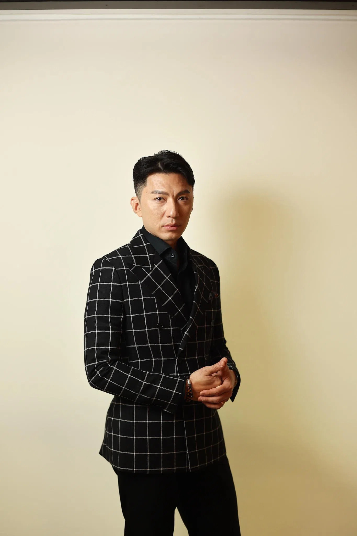 目前没有剧集“存货”的袁伟豪状态大勇，准备好随时开工。（陈渊庄摄）