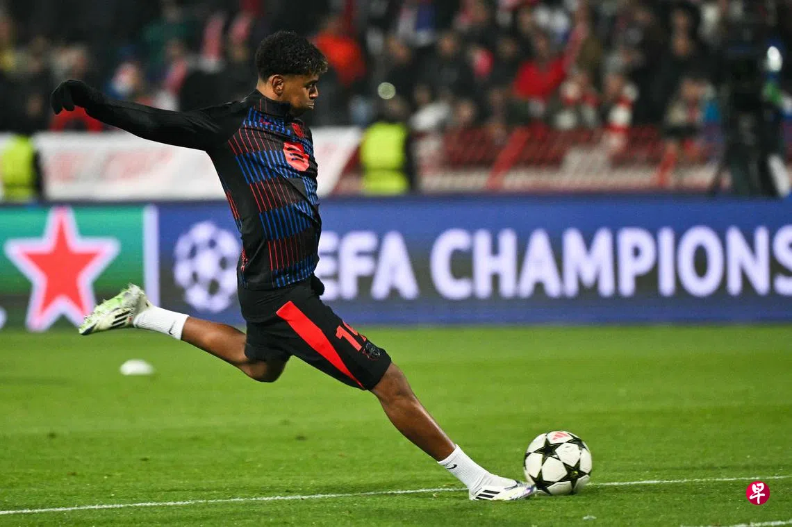 战维哥亚马尔缺勤巴塞需制定B计划| 联合早报