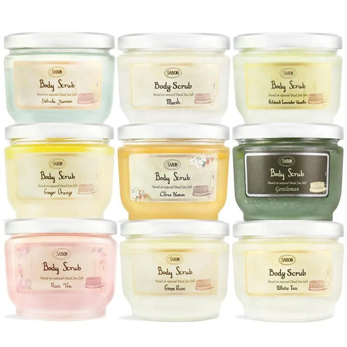 Sabon磨砂膏系列有多种香氛。（品牌提供） 