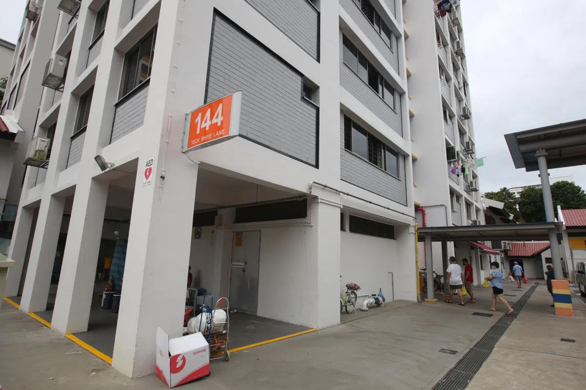 蔡厝港民众俱乐部发文证实第144座有确诊病例。（档案照）