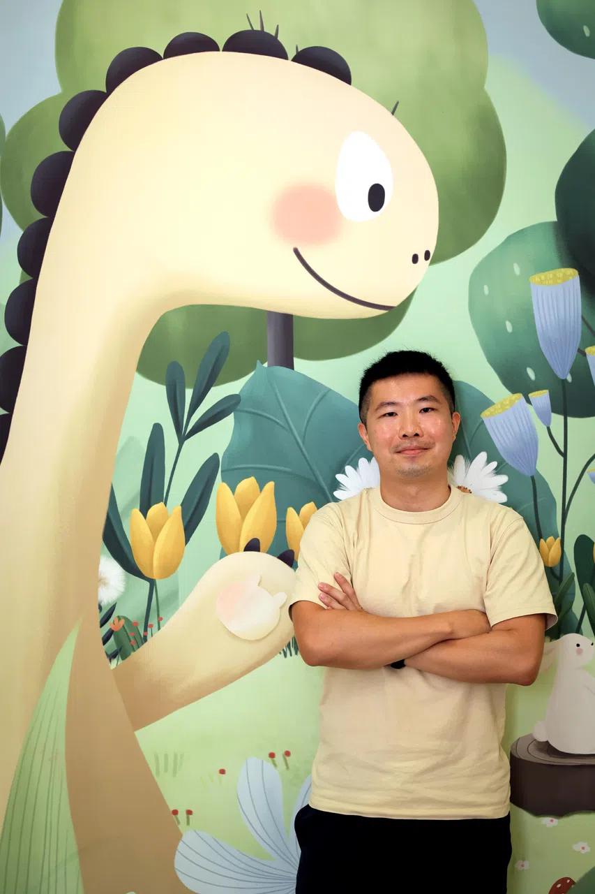 陈力豪希望在新的中心举办家长聚会和儿童玩乐活动，建立一个类似“家长互助会”的社群，让家长们互相分享照顾特殊需求孩子的难题和心得，纾解压力。（龙国雄摄）