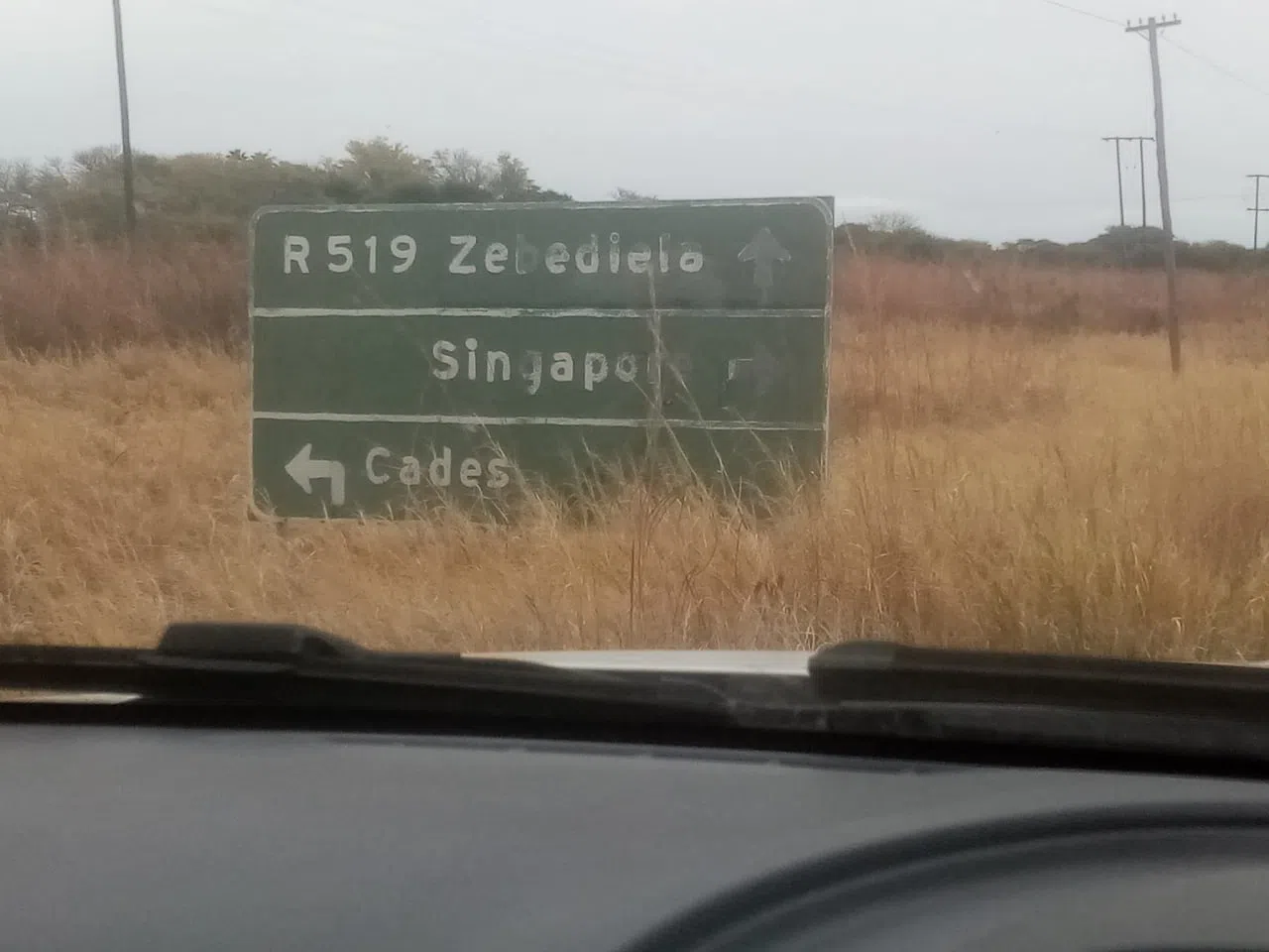 在南非北部，Singapore是个没有聚落的地方。（互联网）