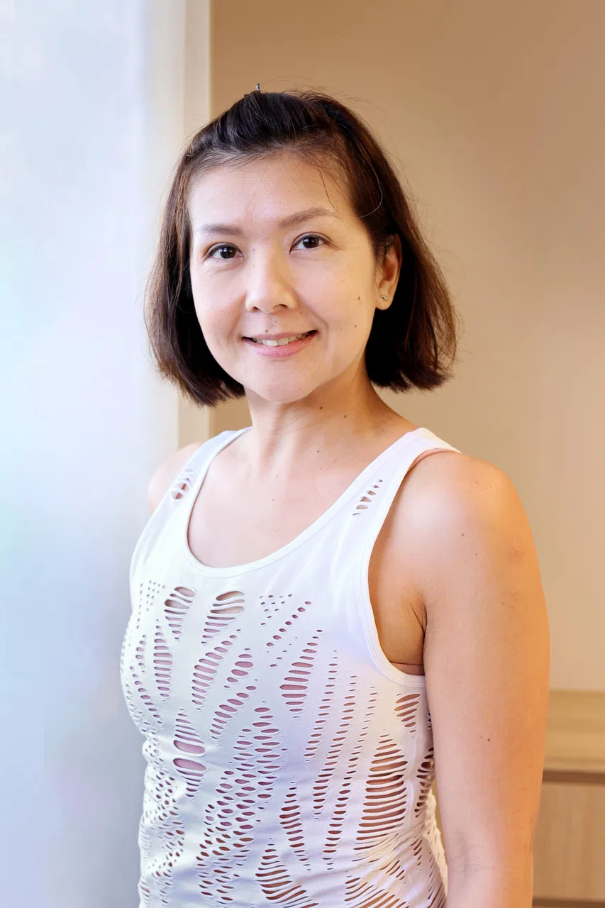Audrey D’Cotta是普拉提、Gyrotonic和Gyrokinesis的合格导师。（龙国雄摄）