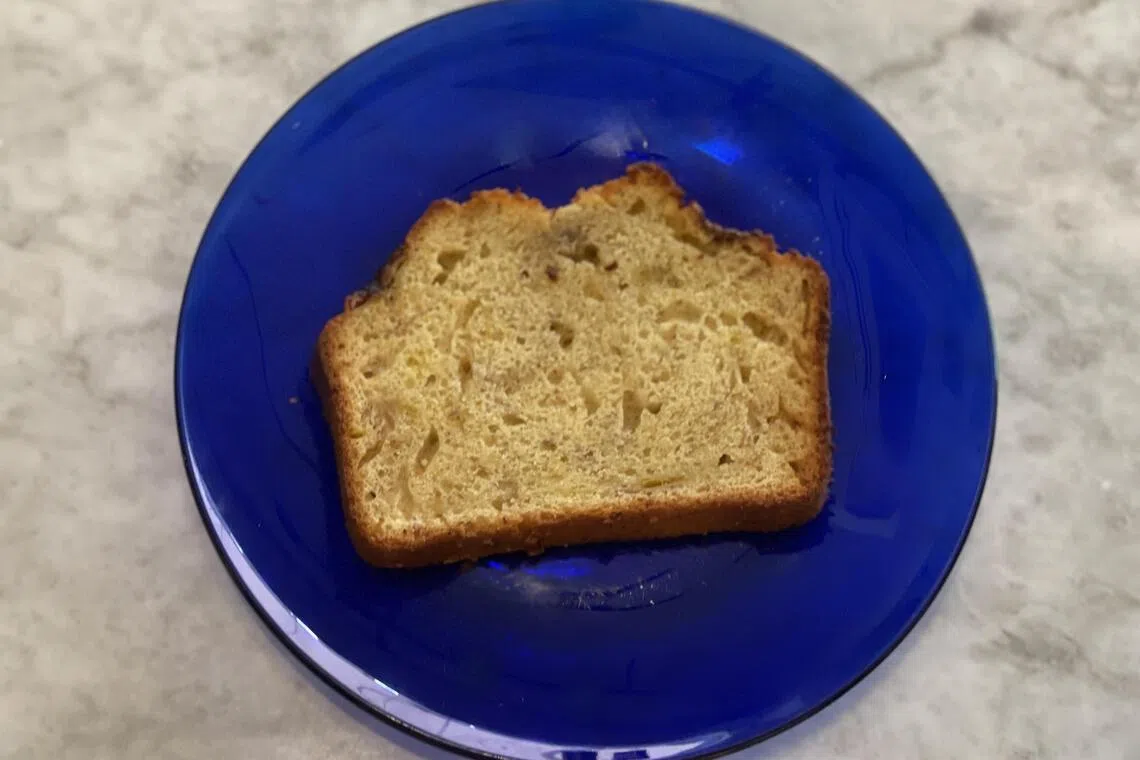 香蕉面包有满满的香蕉味与牛油香。（黄靖晶摄）