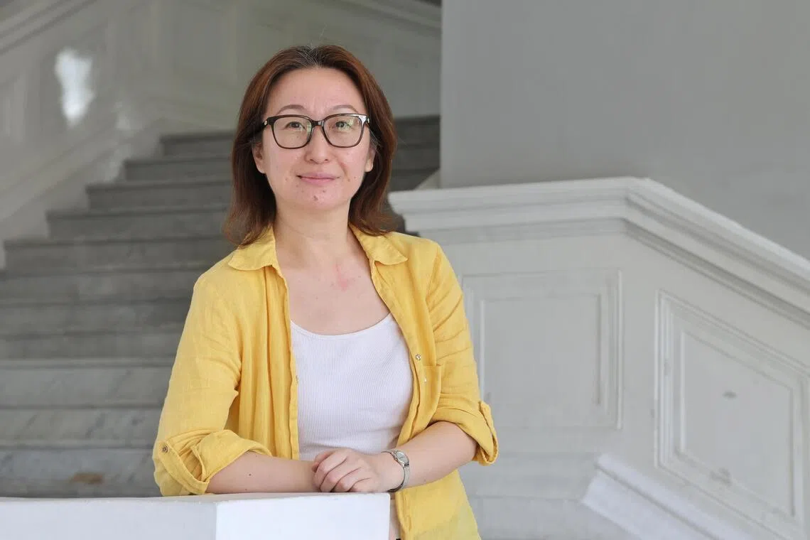 导演汤新新在《麦克白》中感受到一个年轻作曲家想要倾注一切的冲动。（唐家鸿摄）