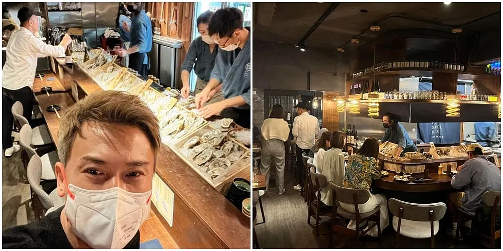 王振复与好友合资在台北大安区开了一家日式餐酒馆ps.sake bar。（图/面簿）