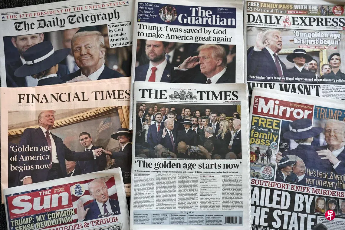 特朗普上任首日市场随政令摇摆| 联合早报