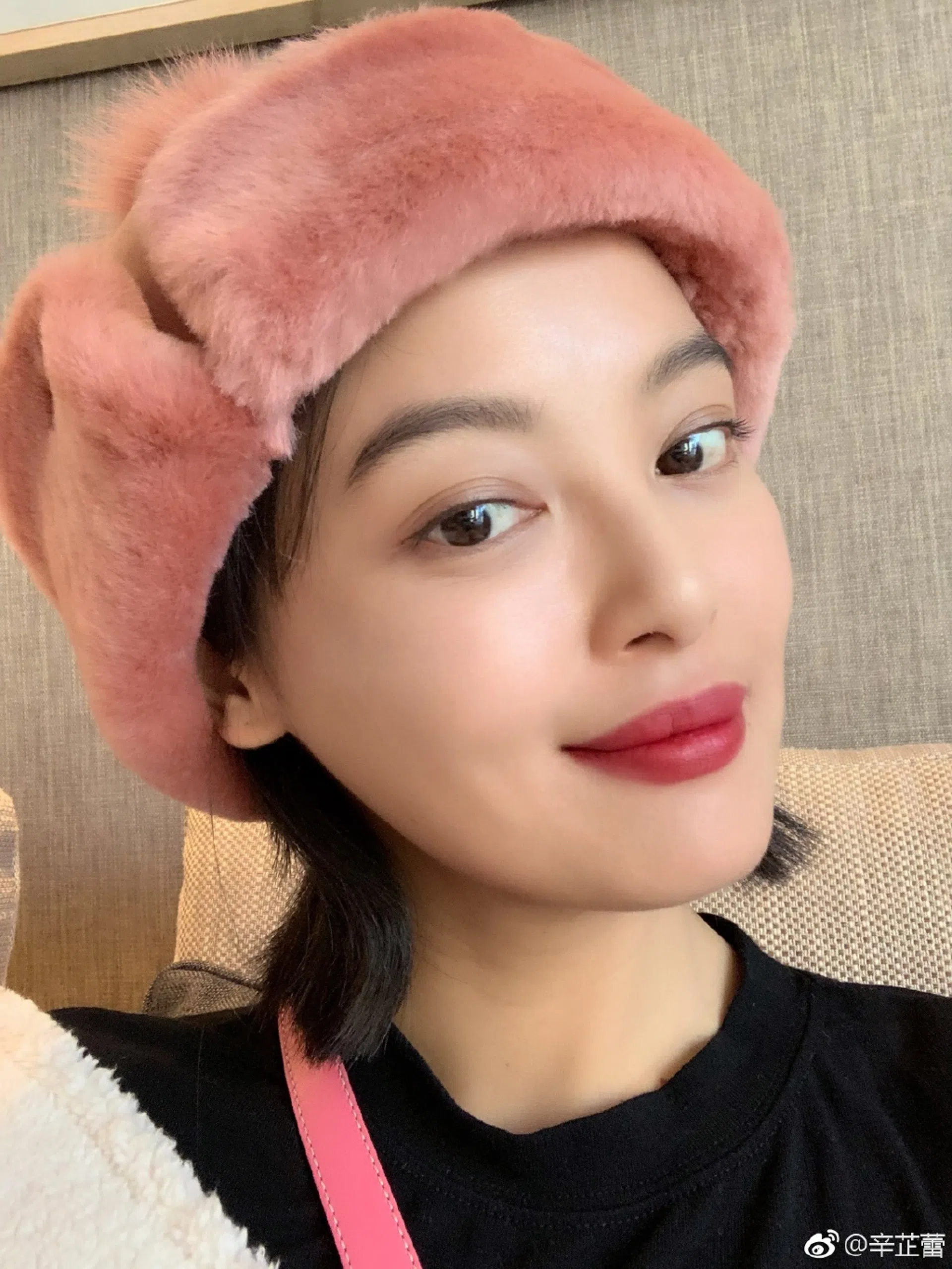 辛芷蕾的外形曾遭受严厉而残酷的批评。（取自辛芷蕾微博）