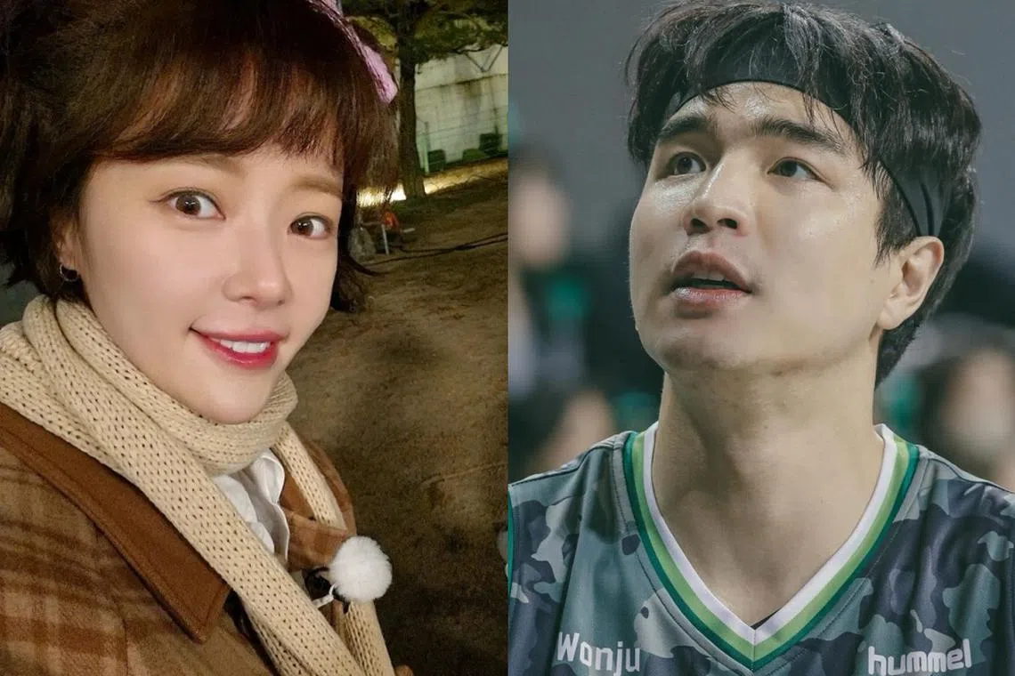 黄正音与小7岁的篮球选手恋爱。（取自黄正音和金钟奎IG）