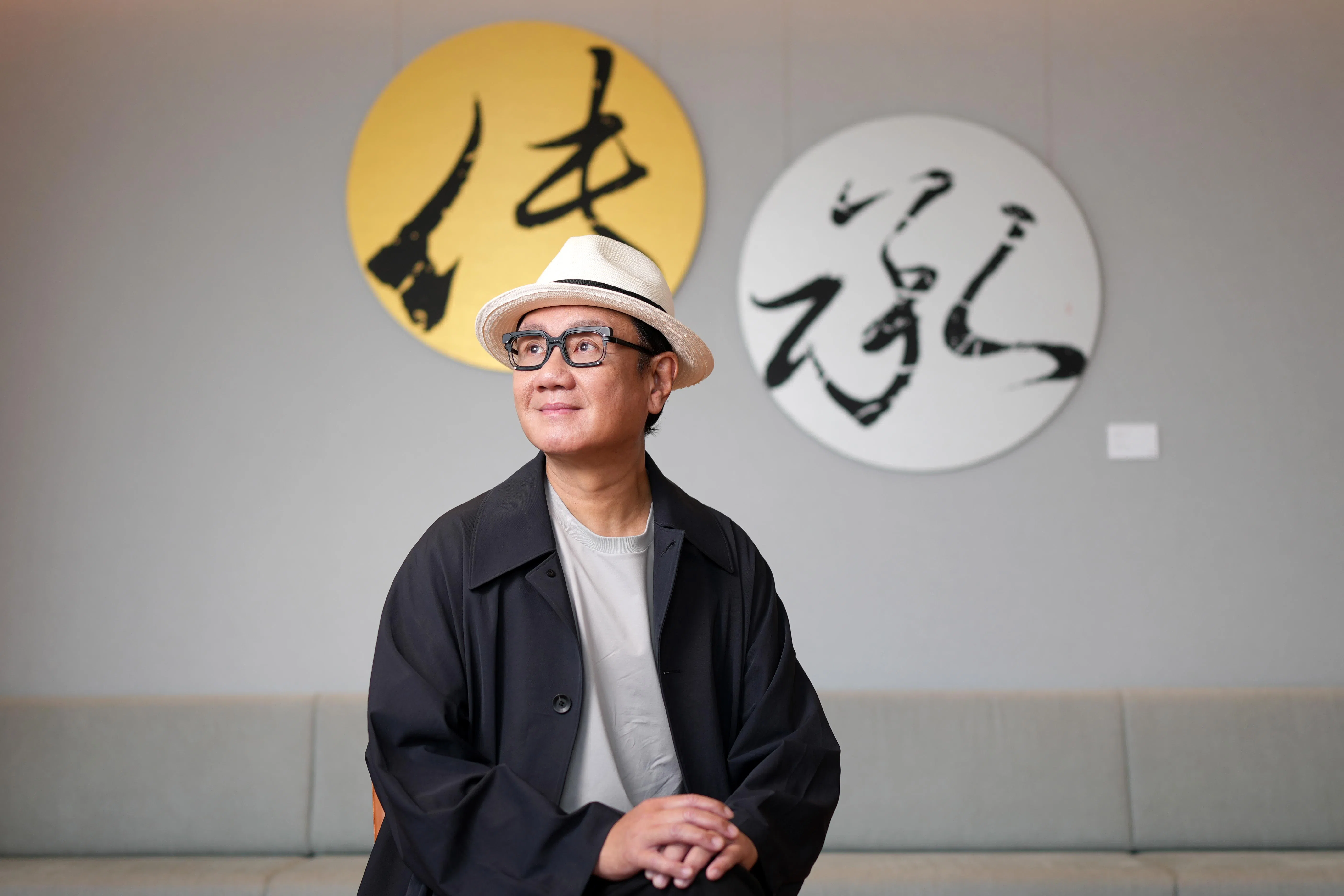 李伟菘坦言自己的事业并非一帆风顺，但是最希望能够用音乐传达爱。（谢智扬摄）