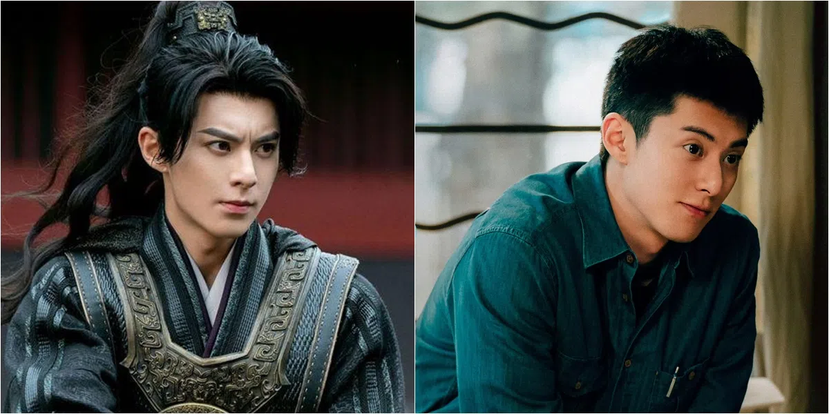 王鹤棣主演的《大奉打更人》（左图）和待播的《黑夜告白》风格截然不同，让观众看到他的不同面。（取自剧集微博）
